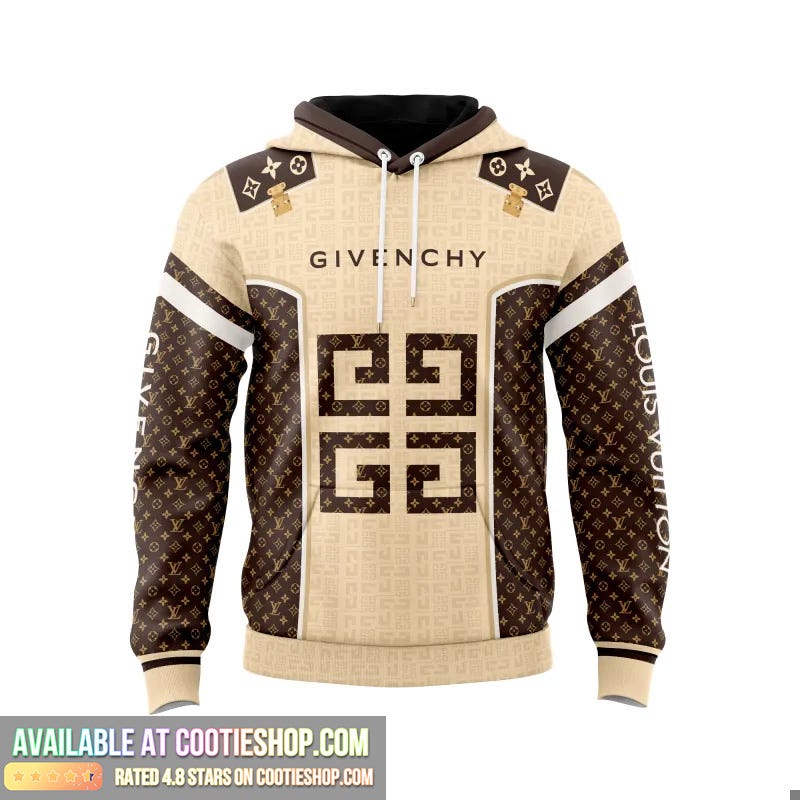 Louis Vuitton Givenchy Light Yellow Brown Unisex Hoodie Outfit For Men Women  Luxury Brand #clothing, by Cootie Shop