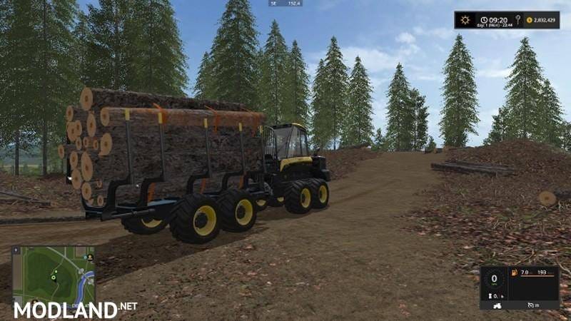 Ponsse Buffalo Log Transporter v 1.0 | FS 2017 Mod — Farming Simulator 2017 Mod