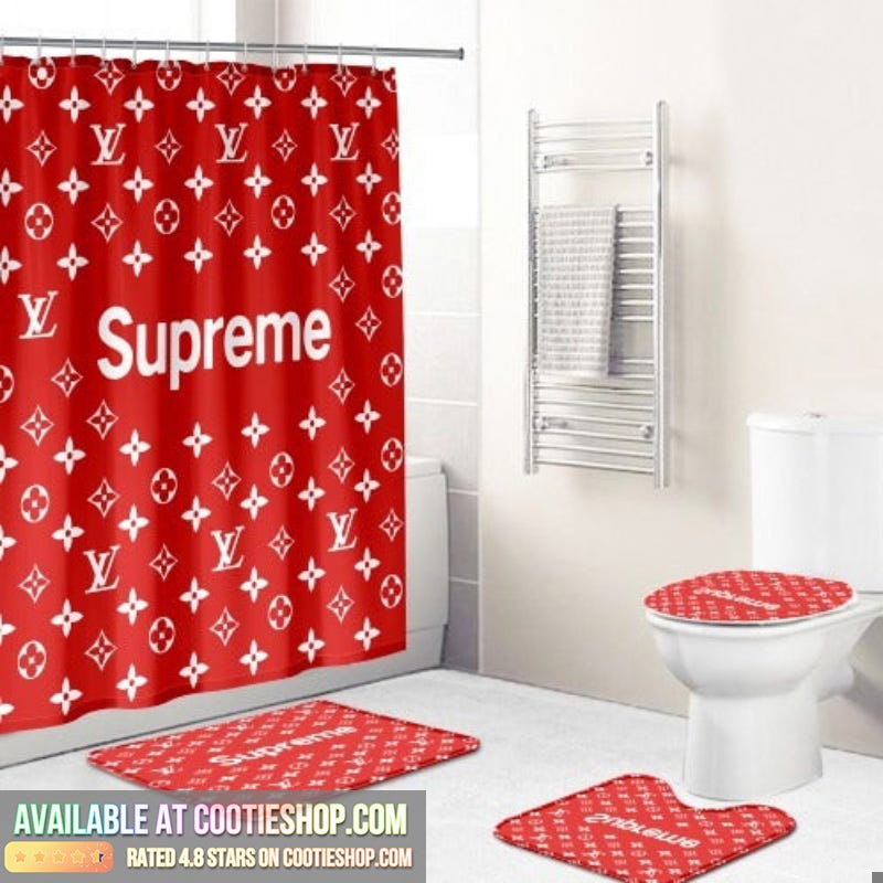 Louis Vuitton Shower Curtain