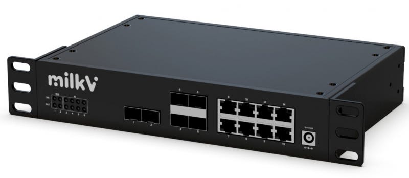 Milk-V Vega, World’s First 10GbE RISC-V Switch Introduced / ServerNews