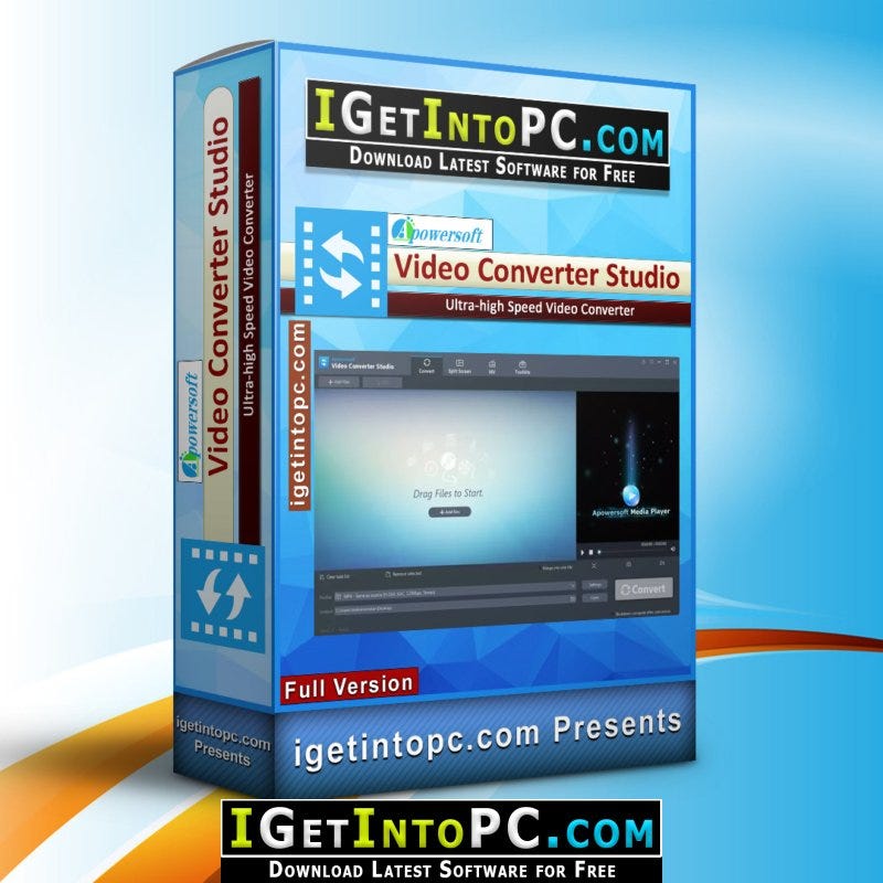 Apowersoft Video Converter Studio 4 2024 Free Download Preactivated