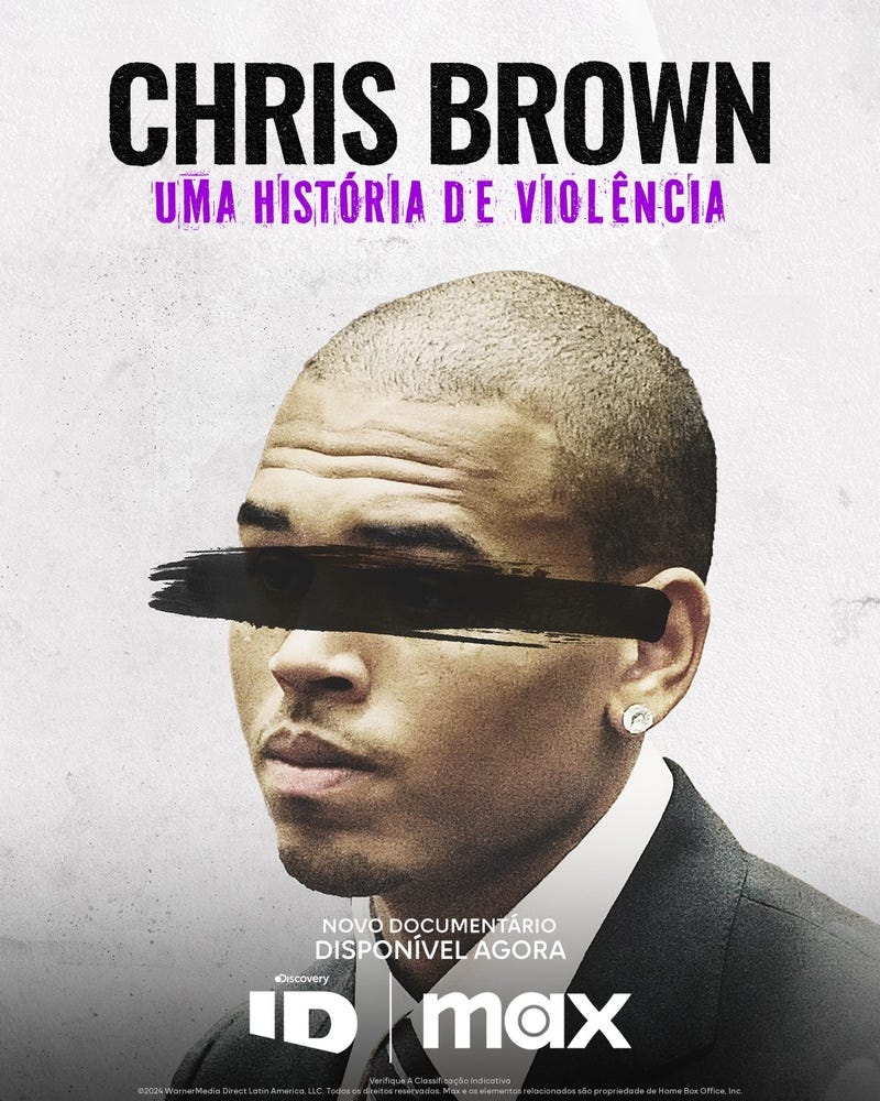 Documentário ‘Chris Brown: Uma História de Violência’ estreia hoje na Max e no ID