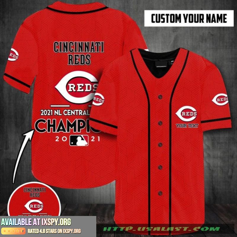 Mlb Cincinnati Reds 2021 Nl Central Champions Personalized Base #Baseball # Jersey #Outfit #Clothing - Ixspy Store - Medium