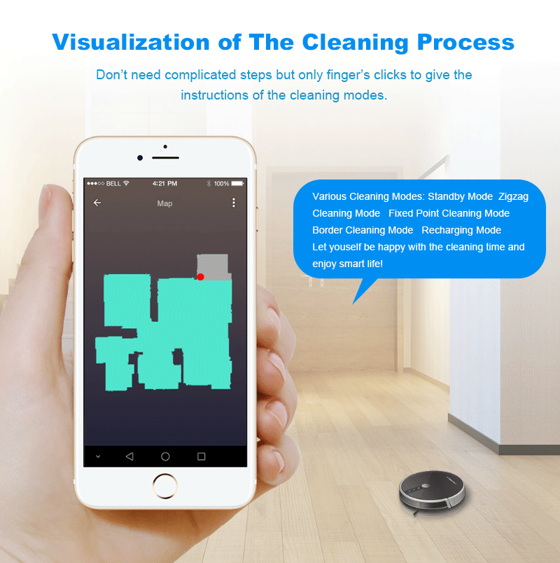 LIECTROUX C30B Robot Vacuum Cleaner by Puzzle Technologie Medium