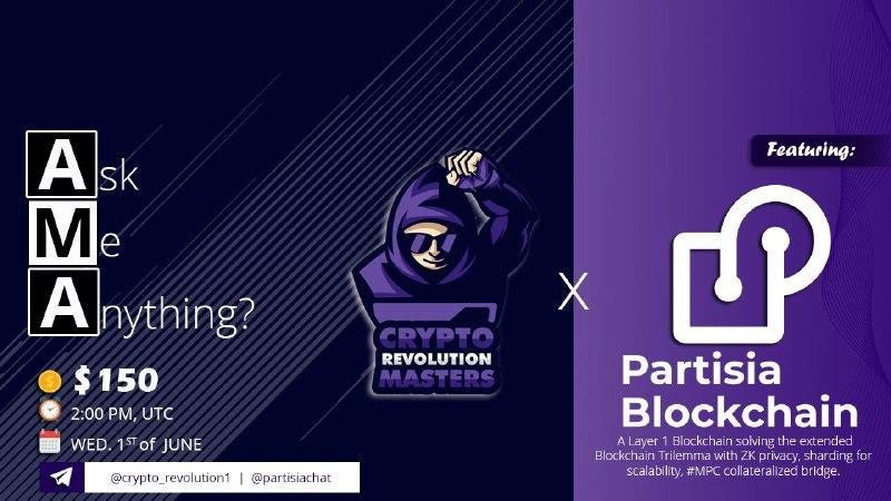 Partisia Blockchain AMA Recap Crypto Revolution Masters Community By 