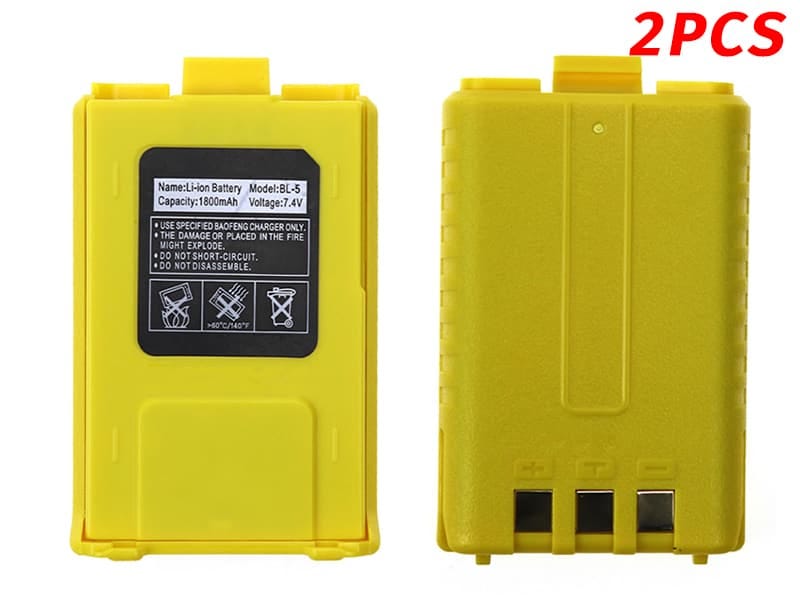 Remplacement de la batterie pour BAOFENG 7.4V 1800mAh BL-5