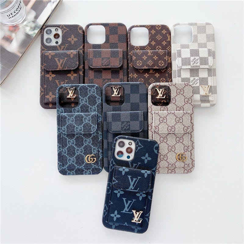 LV iphone 14/14pro/14pro max leather case coque hulle, by Rerecase