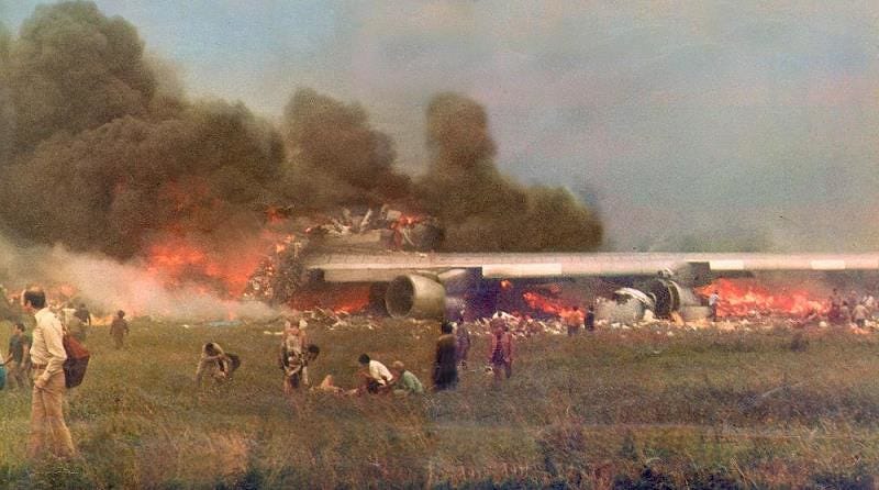 jumbo jet crash