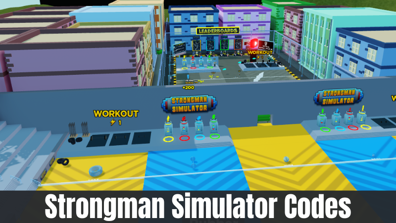 Strongman Simulator Codes 2023 pets, energy boost, speed, by Gamejul