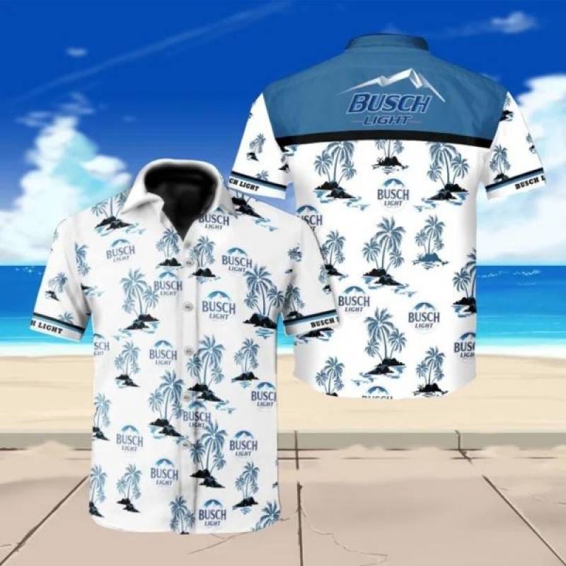 Busch Light Hawaiian Shirt Tropical Leaves Gift For Beer Lovers -  Personalized Gifts: Family, Sports, Occasions, Trending