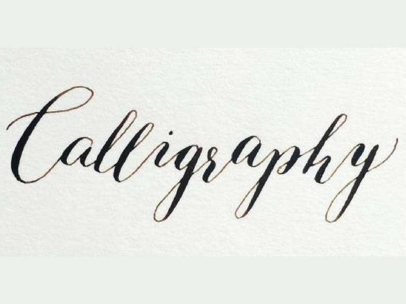 Western calligraphy. Western calligraphy is the art of… | by dsingz ...