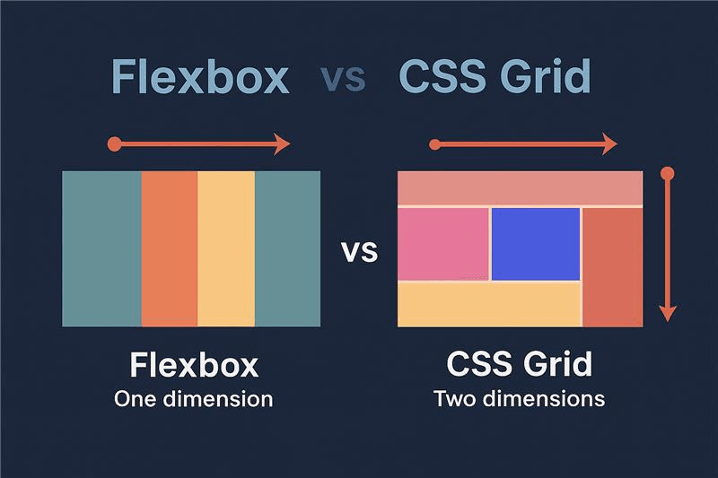 How Modern Websites Use Flexbox and Grid Together