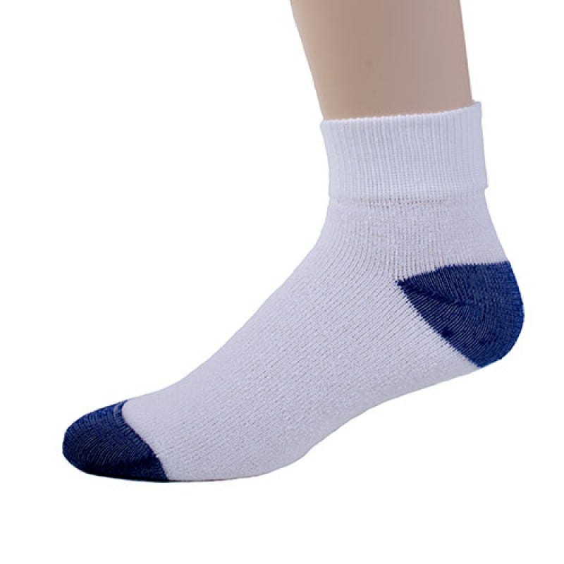 AMERICAN MADE MEN’S ROYAL HEEL AND TOE CREW SOCKS by SocksWholesale
