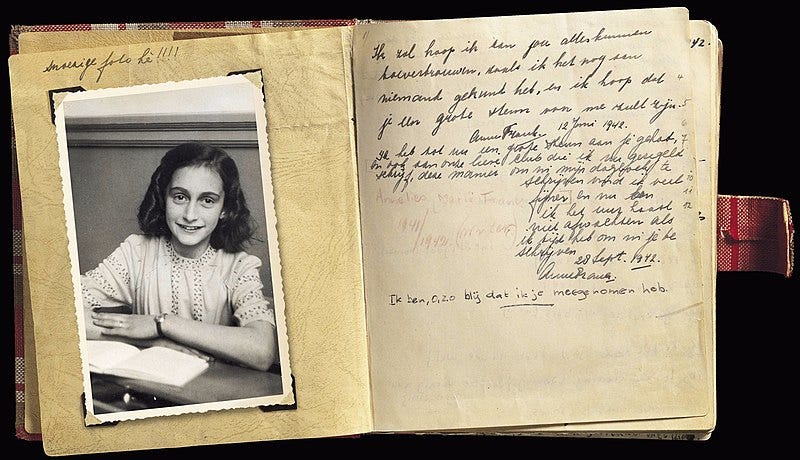 How Anne Frank Taught Me How to Write a Diary | by Lumos Leviosa |  ILLUMINATION | Medium