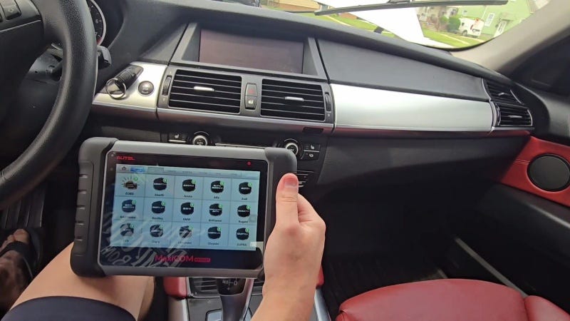 How to Register a BMW X5/X6 Battery with Autel MK808Z-BT?