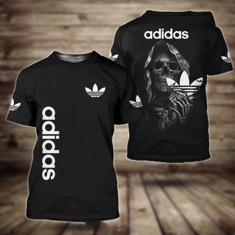 Grim Reaper Adidas 3D T-Shirt Edition-172834 #summer outfits - Ixspy Store -