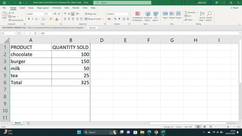 USING BASIC FUNCTIONS AND FORMULARS IN MICROSOFT EXCEL | by ogundimu ...