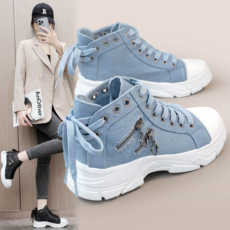 fashionable high top sneakers