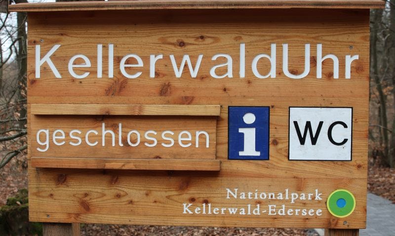 Geführten Wanderungen von Naturpark und Nationalpark abgesagt — Kellerwalduhr geschlossen