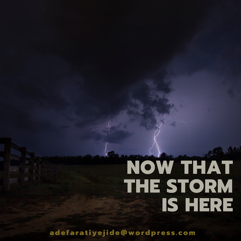 Now That the Storm is Here Yejidea Medium