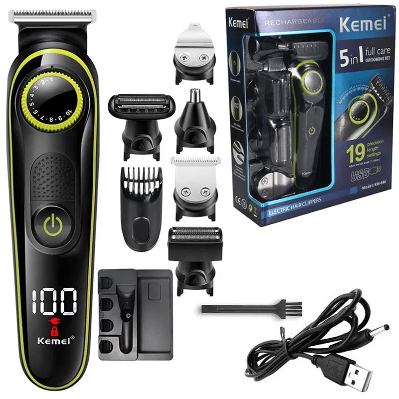 Top 10! Kemei Multi-Function Integrated Hairdresser Men’s Electric Hair ...