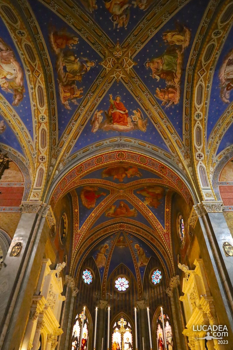 Il soffitto absidale di Santa Maria sopra Minerva