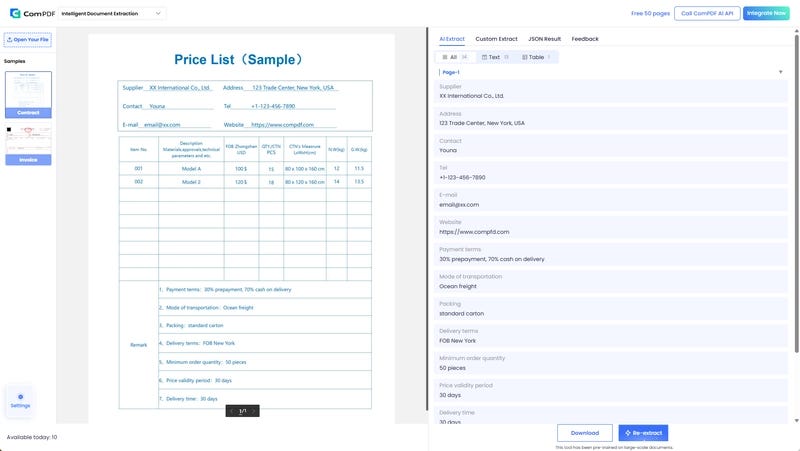 How to Extracte Accurate Unstructured Document Data: Smart Extraction & Custom Extraction