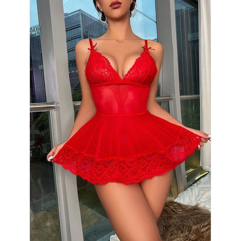Middle East Hot Sale Red Sexy Body Lingerie - Rcl8954 - Medium