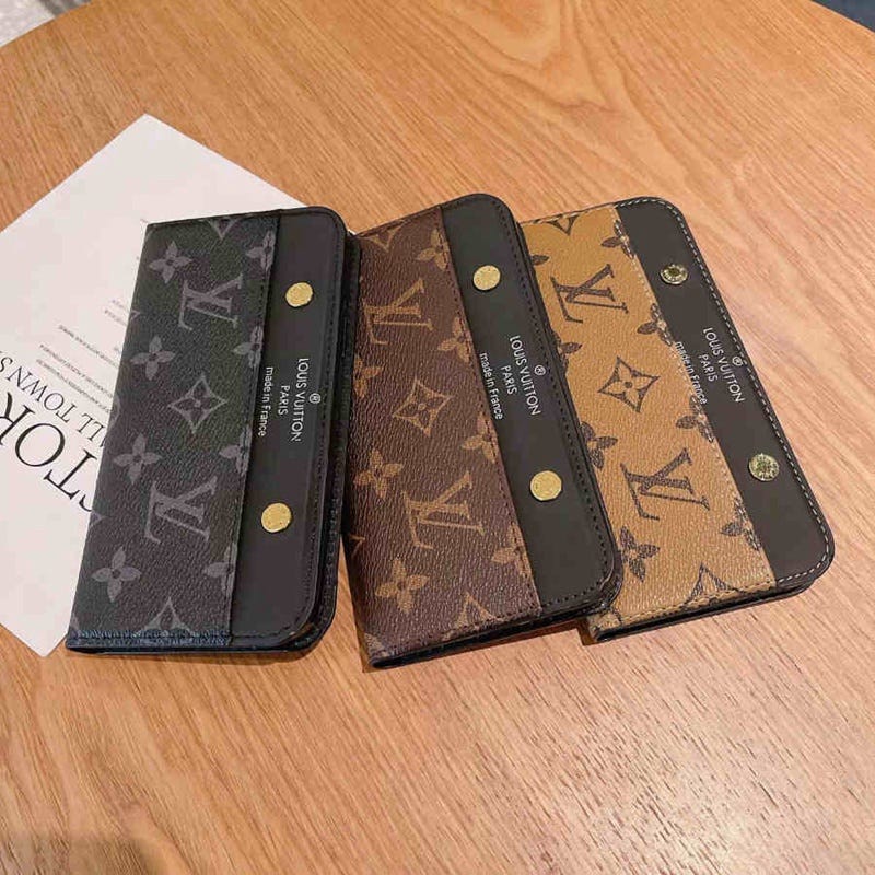 Louis Vuitton Wood Samsung Galaxy Z Fold 4 Clear Case