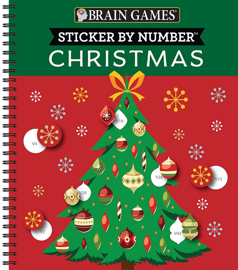 READDOWNLOAD%# Brain Games — Sticker by Number Christmas (28 Images to ...