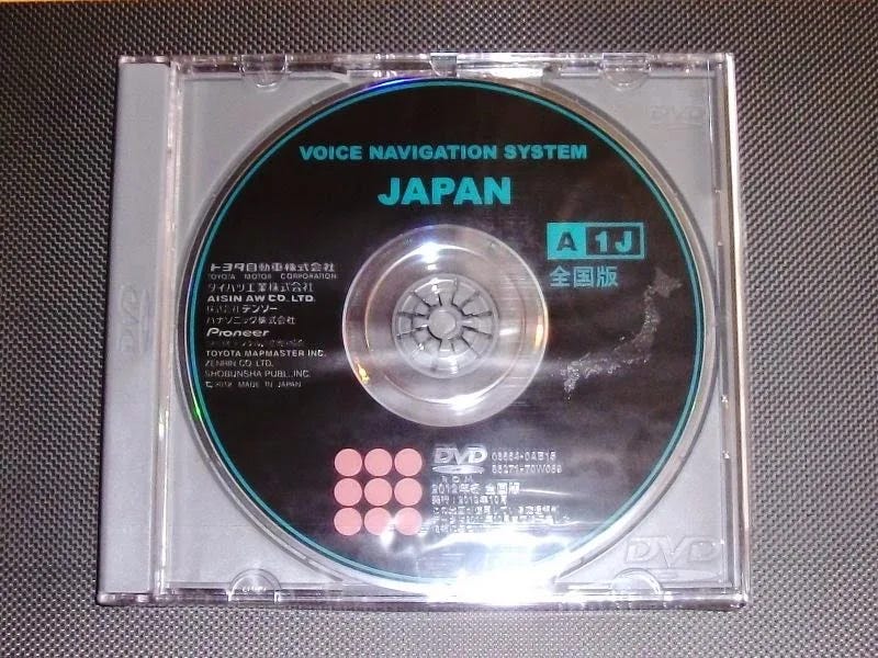 Toyota Navigation Disk Map NDCN, corona, premio, allion, sienta, voxy