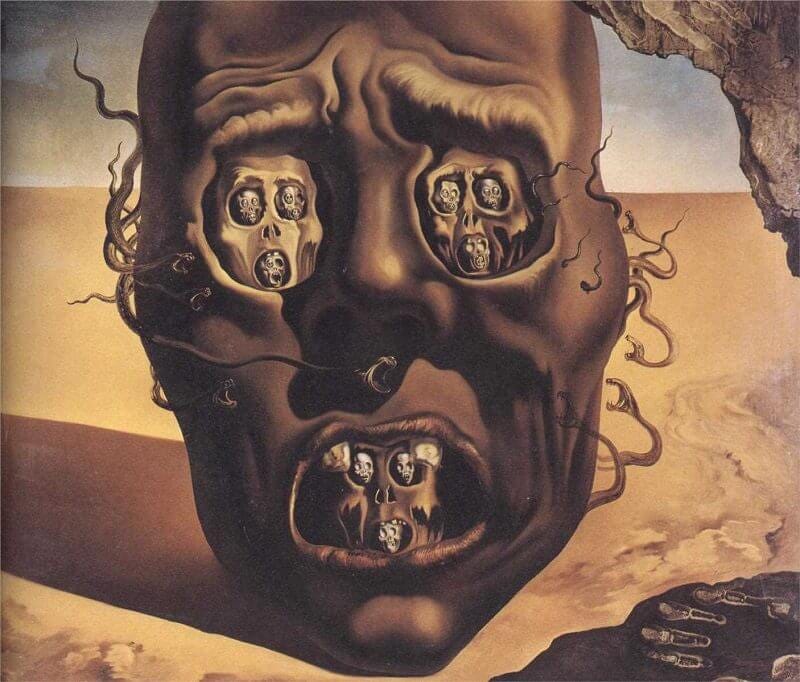 The Face of War — Salvador Dali. Shadows of Human Torment and…, by Sahil  Sahu