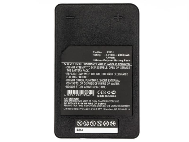 Haute Qualité Batterie Li-ion AUTEC LPM01 3.7V 2000mAh/7.4Wh