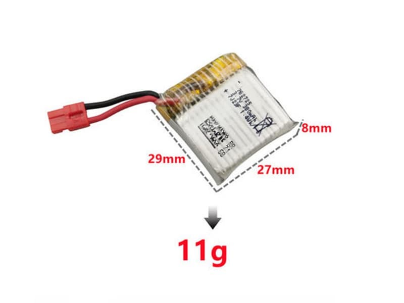2 Pack 3.7V 380mAh Lipo Battery With USB Charger For Syma X21 X26 RC Drones