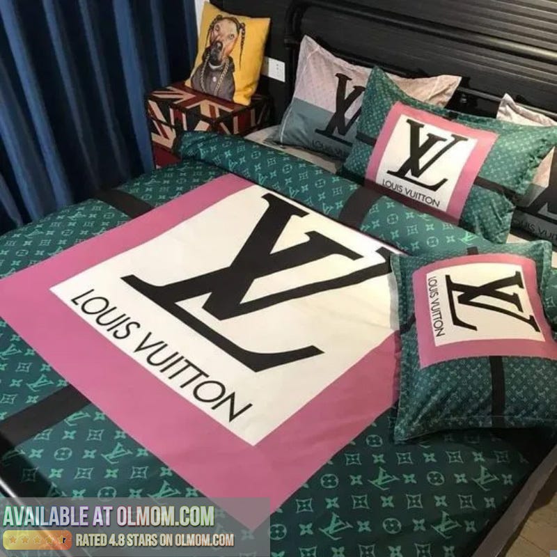 louis vuitton bed spread