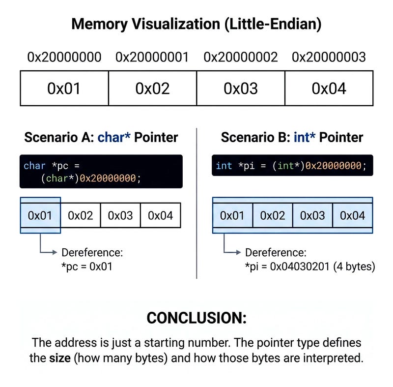 You Know Pointers Store Addresses — But Do You Know Why They Have Types ...