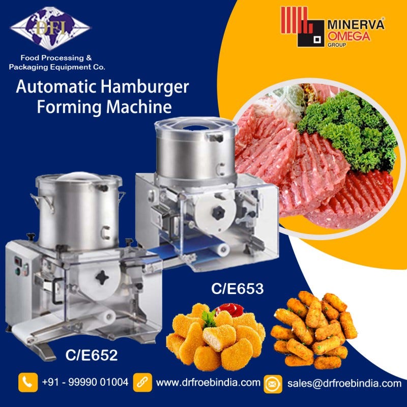 Aautomatic Burger Making machine. The automatic Burger Making machine is… by Drfroebindia Medium