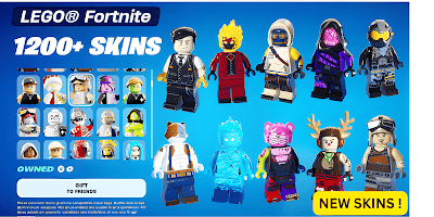 Fortnite' adds 1200 Lego skins and new survival crafting mode