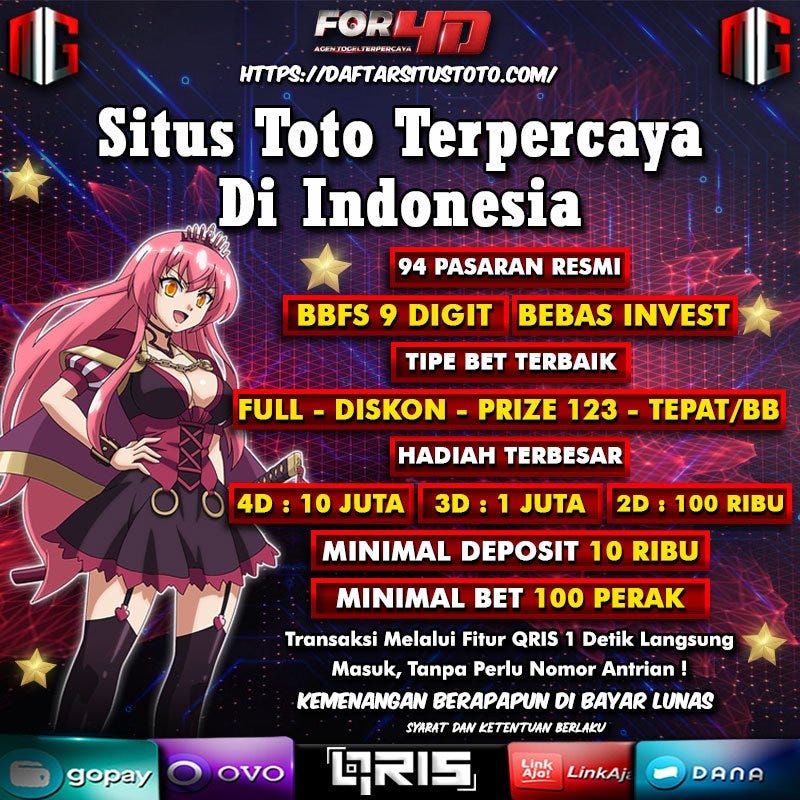 For4D Bandar Toto Online Terpercaya Berlisensi Resmi Terbaik - by Situs Toto Resmi FOR4D - Nov ...