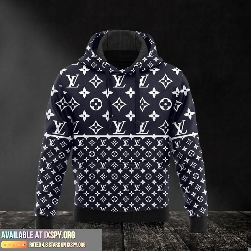 Louis Vuitton Navy Unisex Hoodie Hot 2023 For Men Women Lv Luxury