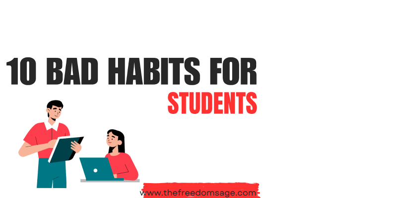 10 bad habits for students: Breaking the cycle. | by Himanshu Mishra ...