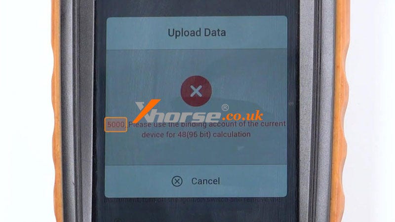 Solved: Xhorse VVDI Key Tool Max Pro ID48(96 bit) Error Code 5000