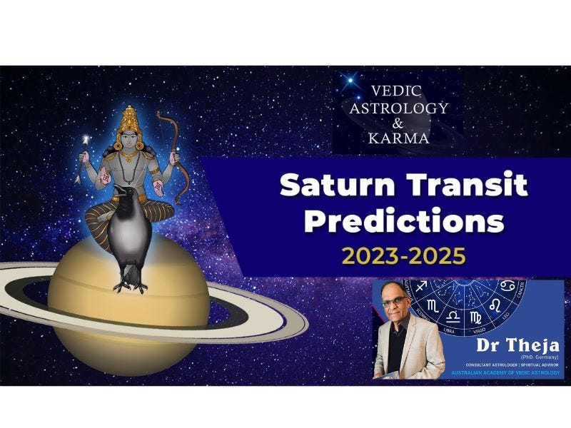 The effect of Saturn's transit from January 2023 | by DrTheja Vedic  Astrologer | Medium