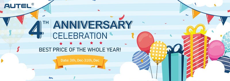 AutelShop.de Turns 4: Save Up to 58% in Our Final 2025 Sale!