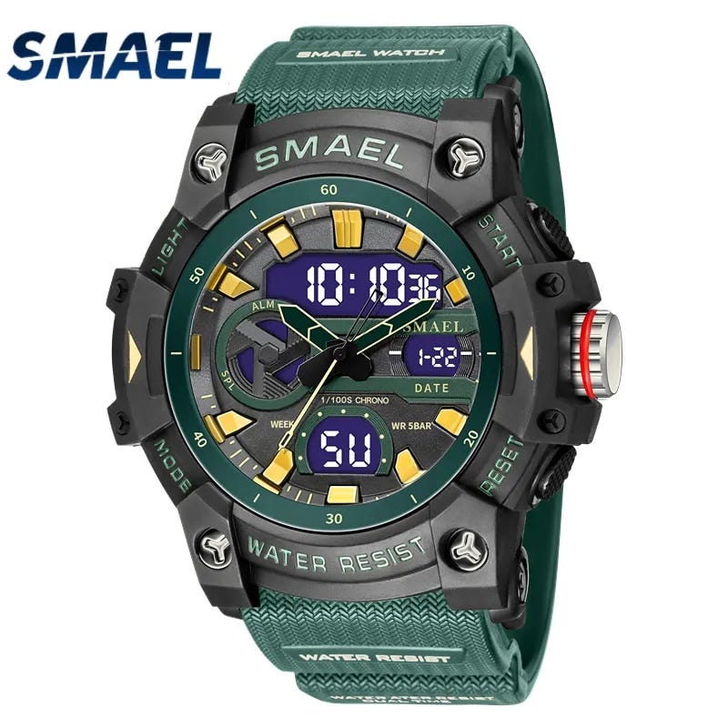 Review! Sport Watches Waterproof SMAEL Brand Dropshipping Watch