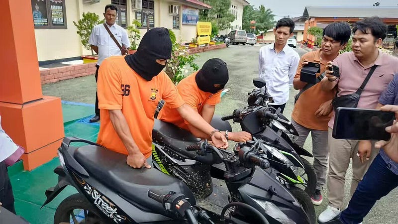 Pelaku Curanmor Ditangkap (bacakoran.co)