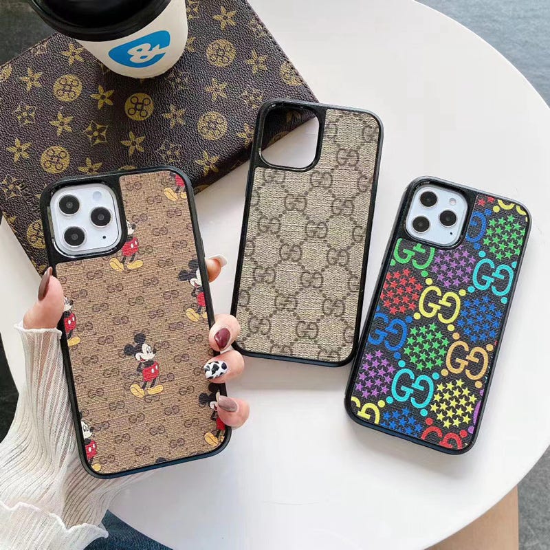 LOUIS VUITTON MICKEY Coque Cover Case For Apple iPhone 15 Pro Max 14 13 12  11