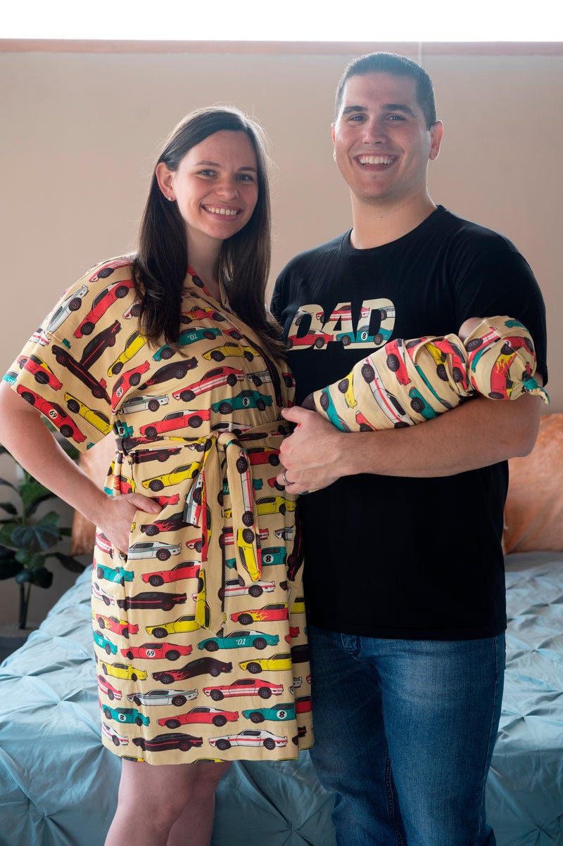 Vintage Cars Mom dad baby matching clothes by Comfy Mommy ...