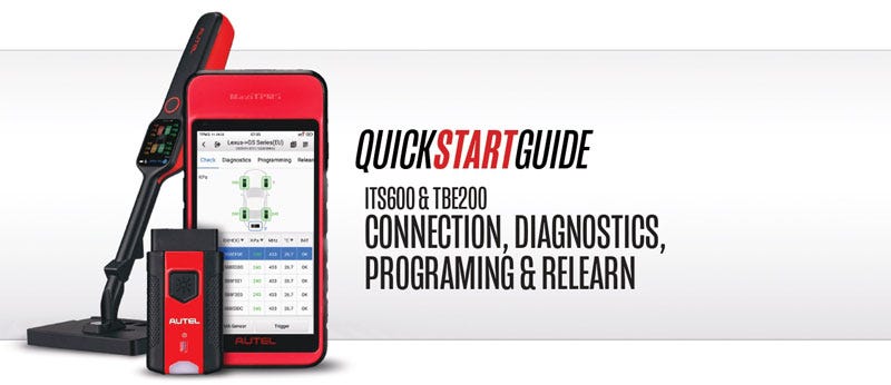 Autel ITS600E & TBE200E Diagnostics,Relearn,Wear Detection Guide