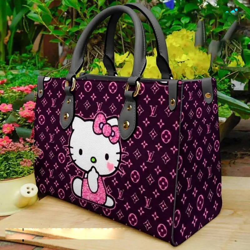 Louis Vuitton Hello Kitty Pinky Luxury Brand Women Small Handbag-175952, by son nguyen